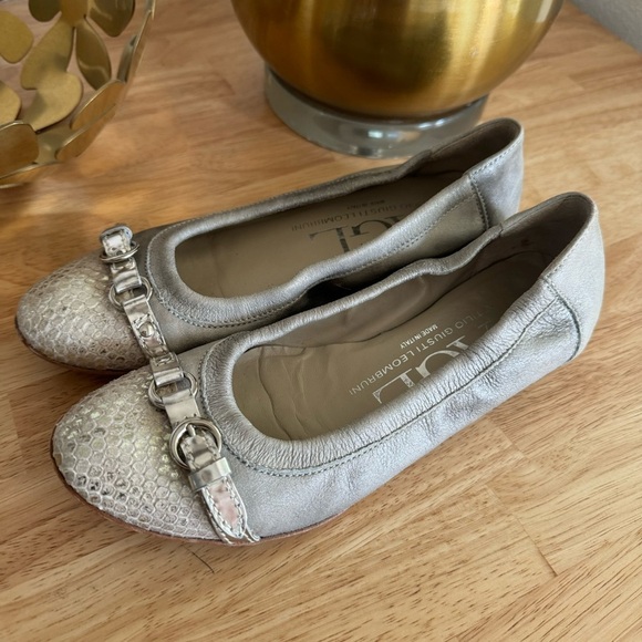 AGL Attilio Giusti Leombruni Brigita Tan Flats
Nude Leather Patent Size 6.5 - Picture 1 of 16